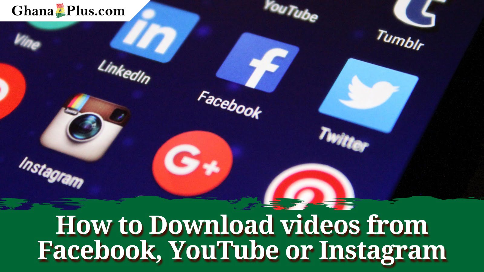 How to Download videos from Facebook, YouTube or Instagram
