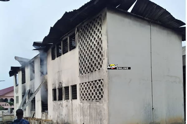 Fire guts Electoral Commission Office in Sapeiman