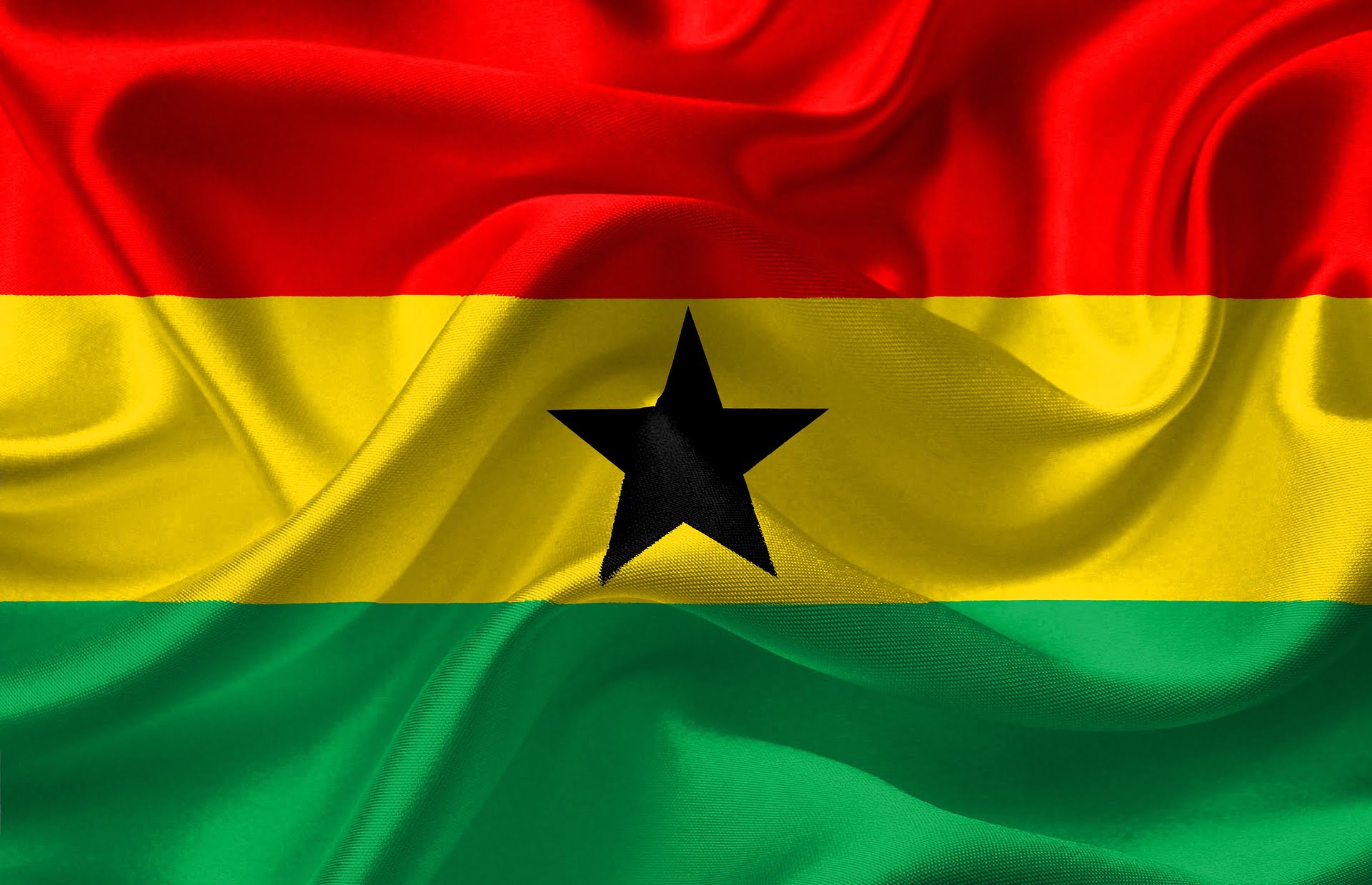 Ghana Flag - Regions in Ghana