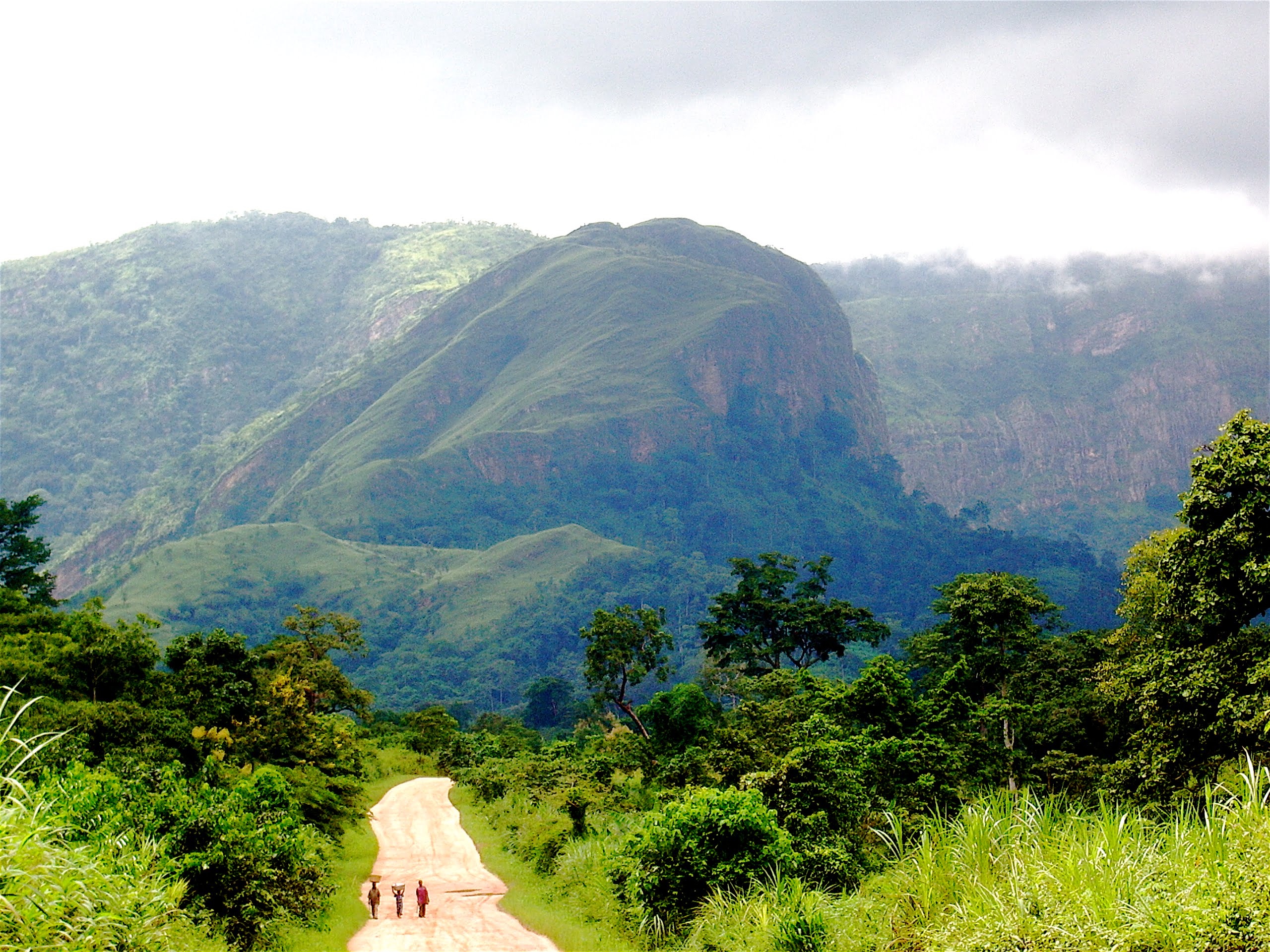 Mountain view At the border of Ghana and Togo