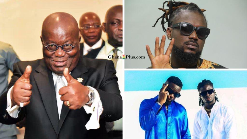 Nana Addo, Sarkodie, and Samini