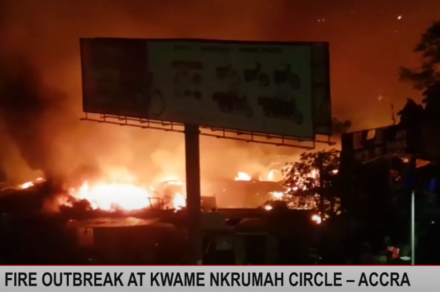 fire at odawna - Kwame Nkrumah Circle