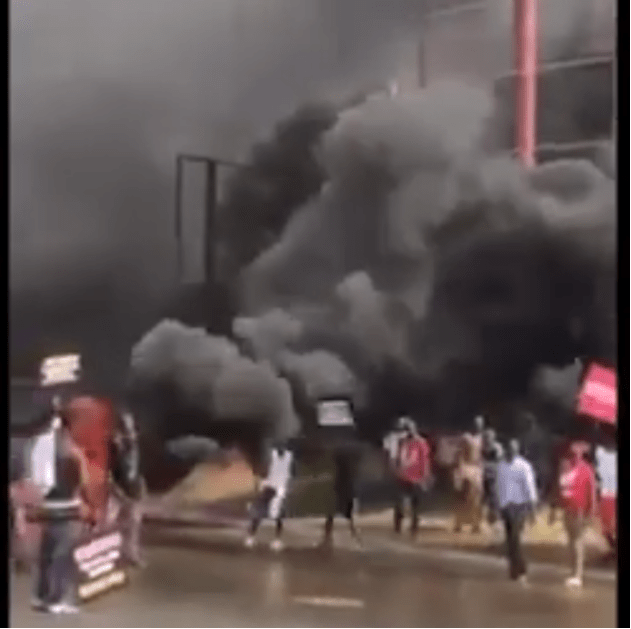 NDC supporters, Police clash