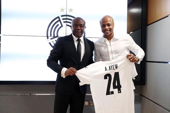 Andre Ayew follows proudly in his father’s footsteps