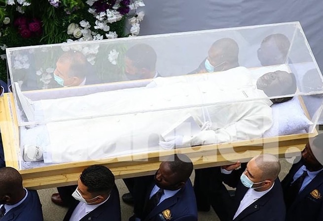 Cost of Prophet T. B Joshua’s clear view casket revealed