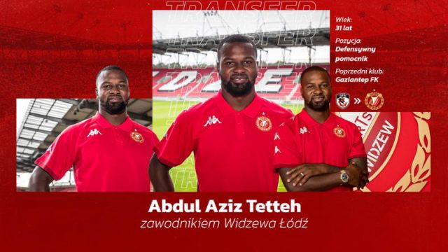 Ghanaian midfielder Abdul Aziz Tetteh joins Polish side Widzew Łódź on one-yeal deal