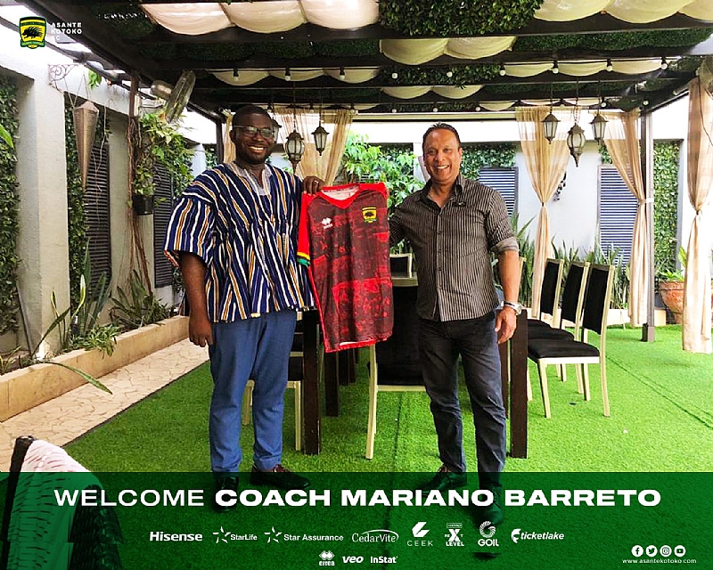 Nana Yaw Amponsah makes revelation about decision to appoint Mariano Barreto as Kotoko head coach