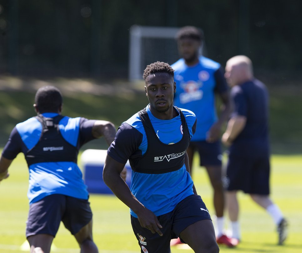 VIDEO: Defender Andy Yiadom begins training with Reading