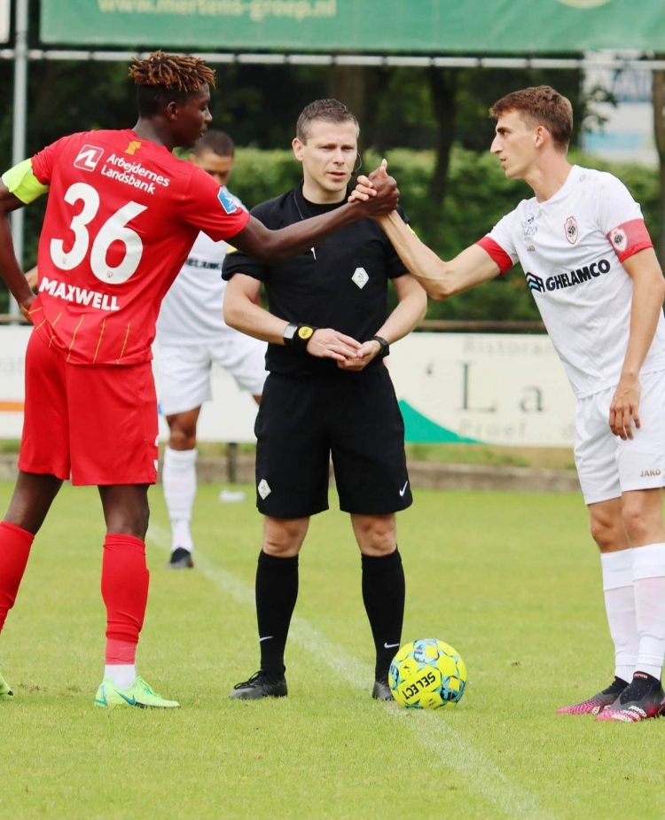 VIDEO: Maxwell Woledzi nets in FC Nordsjaelland preseason win over Royal Antwerp