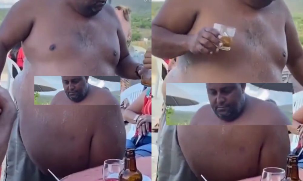Video : Man Spotted With Unusual "Gargantuan" Belly