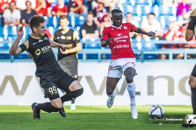 Yaw Yeboah makes most successful dribbles against Lubin