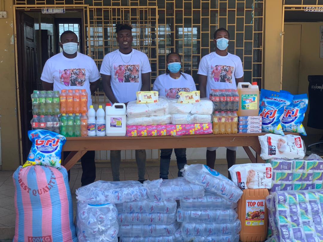 Afutu donates to Osu Children's home & former club Perseverance FC