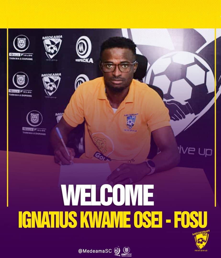 Confirmed: Ignatius Osei-Fosu joins Medeama SC as new head coach on a three-year deal