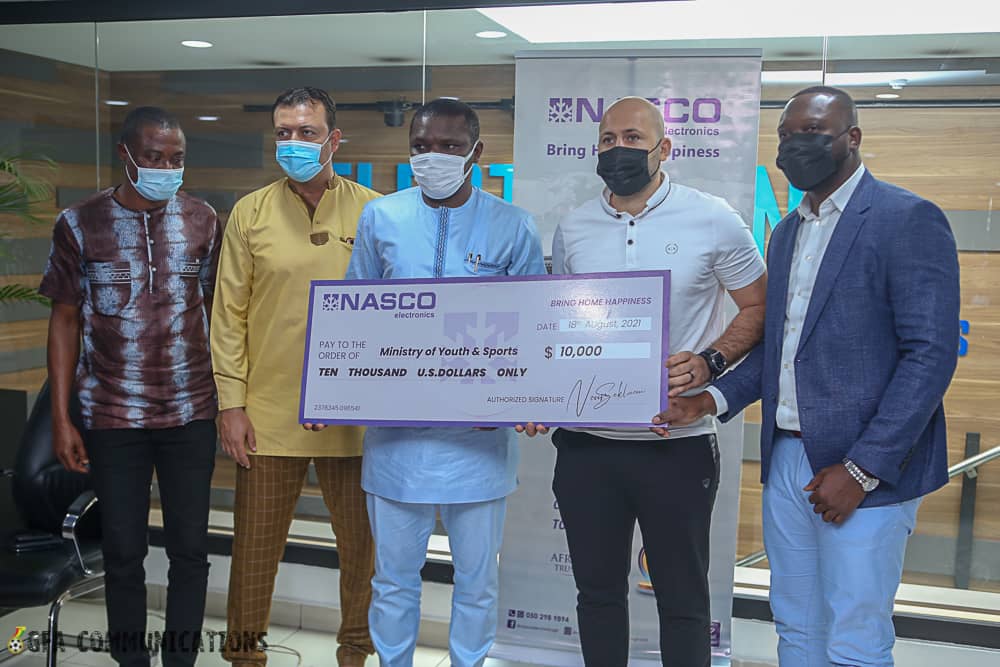 Electroland Ghana donates $10k to to support national teams