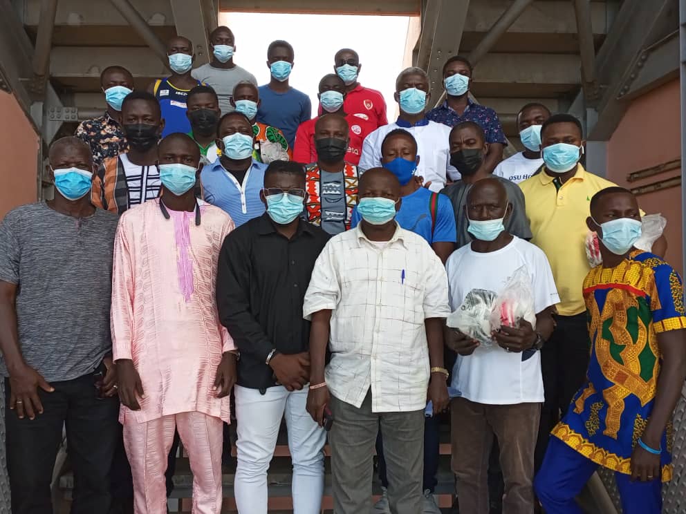 GARFA League Board presents Macron Footballs to qualified Division 2 Clubs