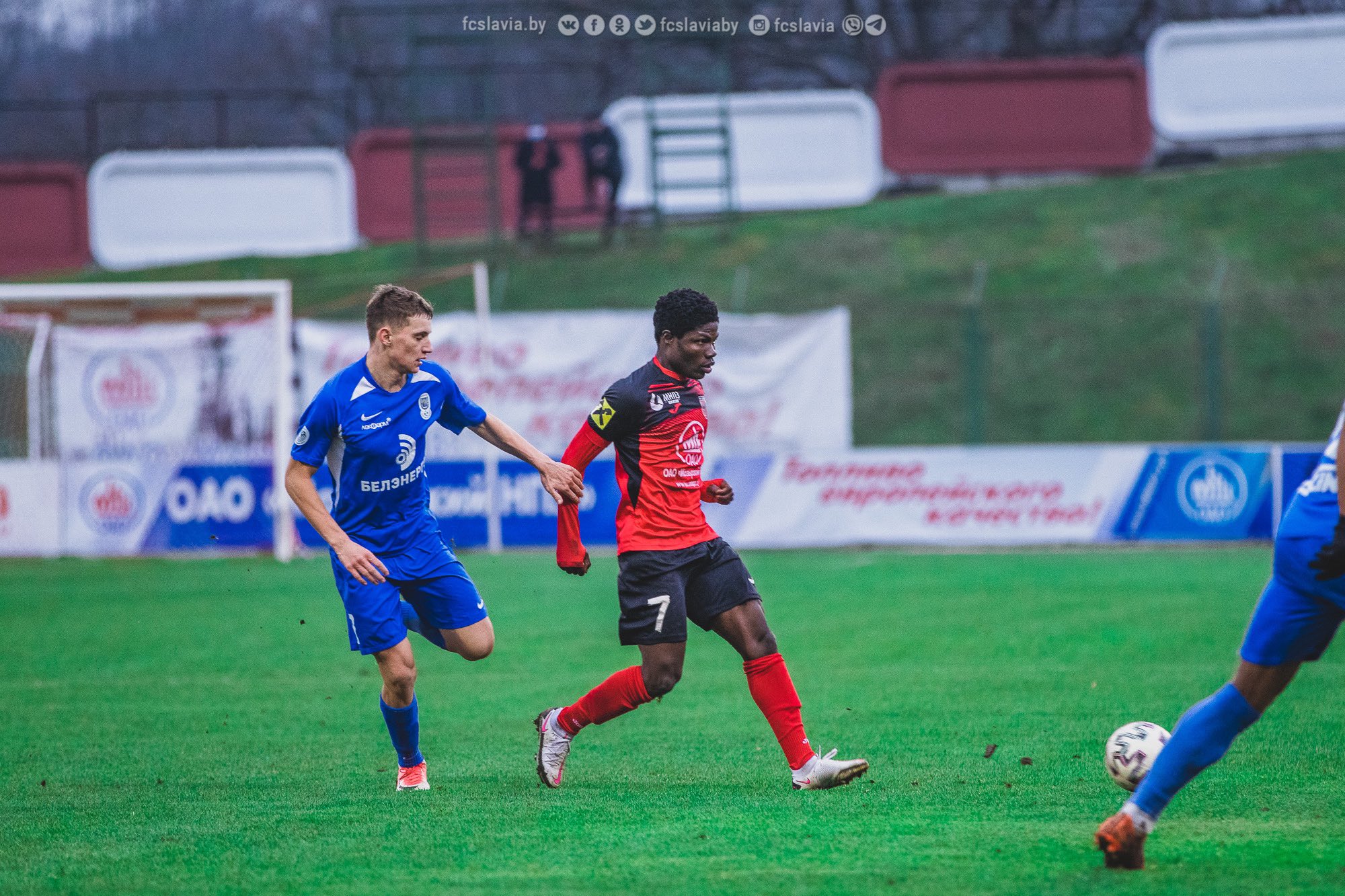 Ghanaian attacker Francis Narh scores 6th league goal for Slavia Mozyr against Vitebsk