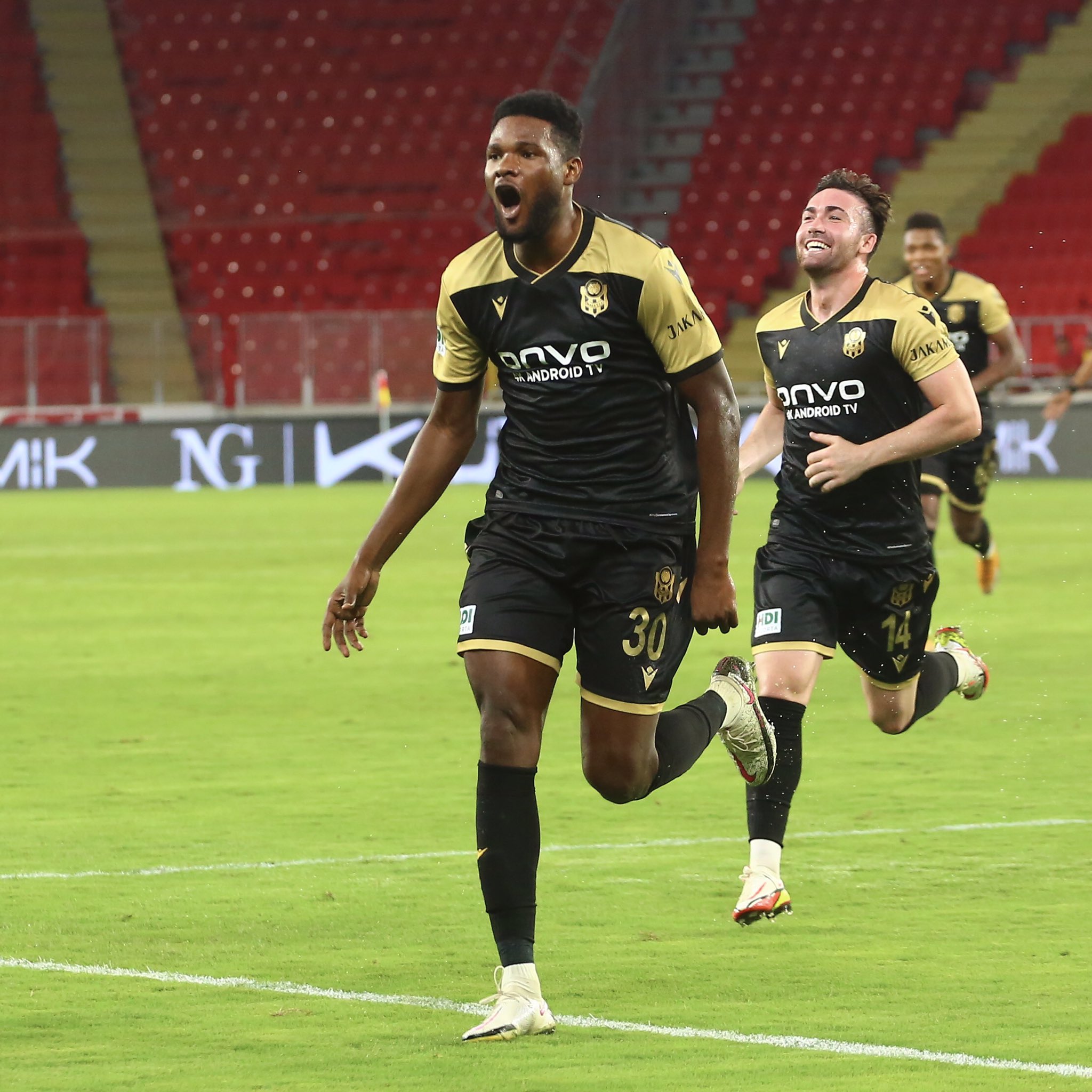 Ghanaian forward Benjamin Tetteh nets game winner for Yeni Malatyaspor