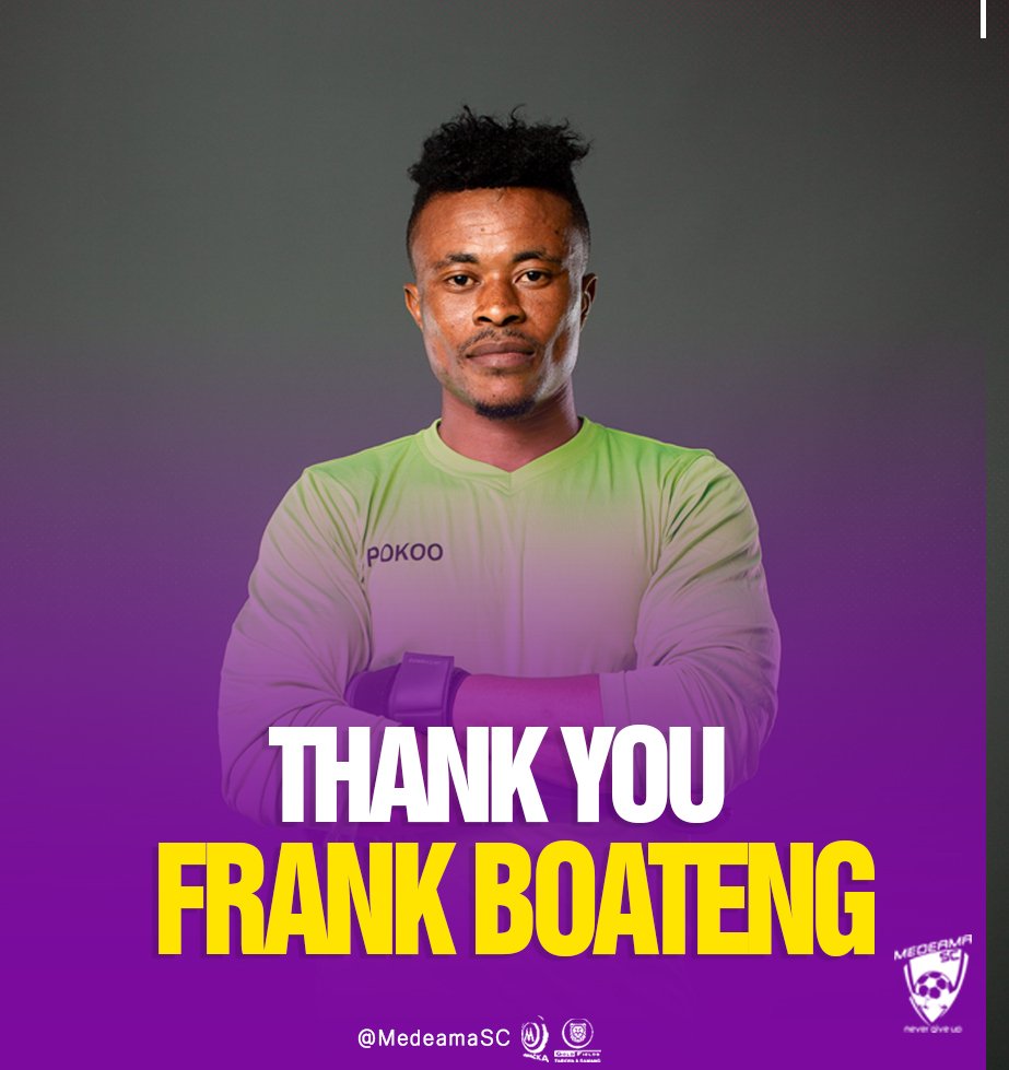 JUST IN: Medeama sack goalkeeper Frank Boateng days after howler in MTN FA Cup