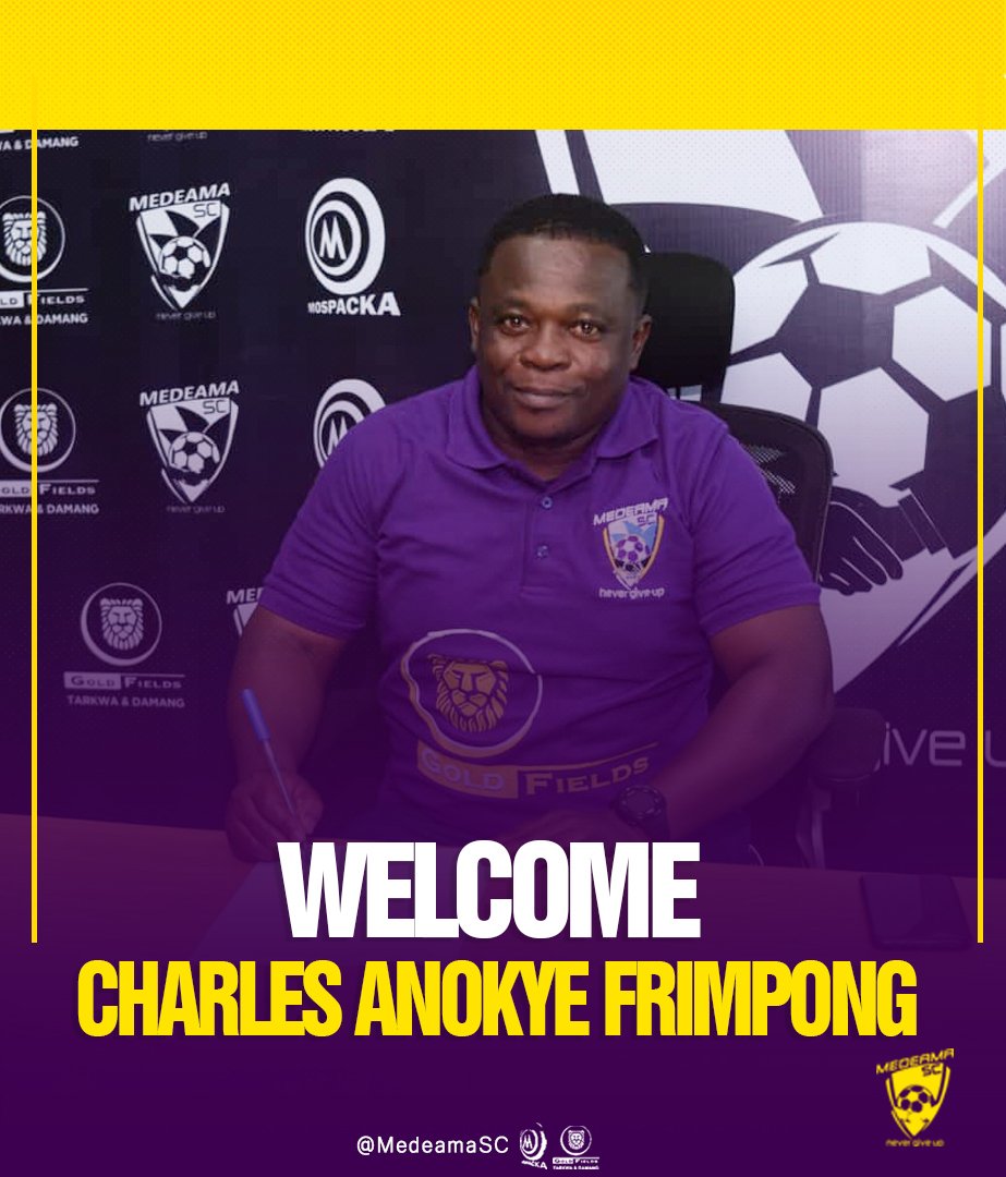 Medeama SC appoint Charles Frimpong as New Assistant Coach