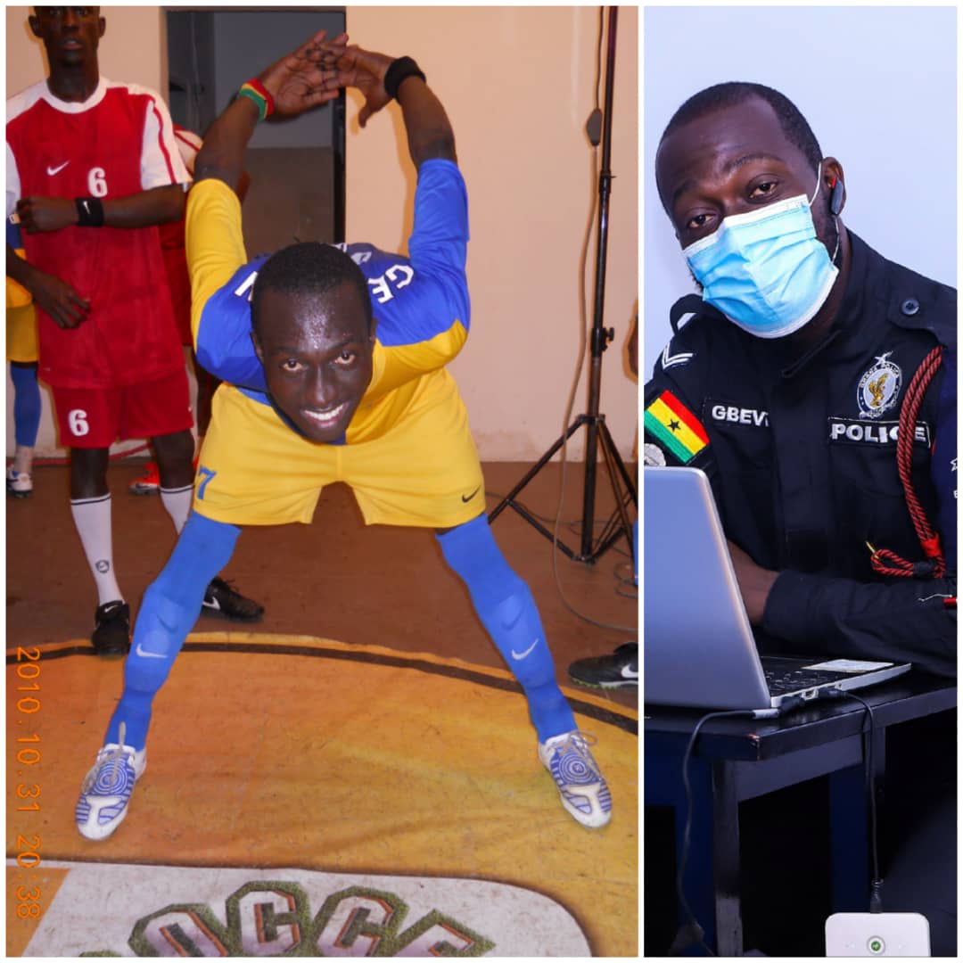 Meet Detective Corporal Gershon K. Gbeve; former footballer now IGP personal photographer