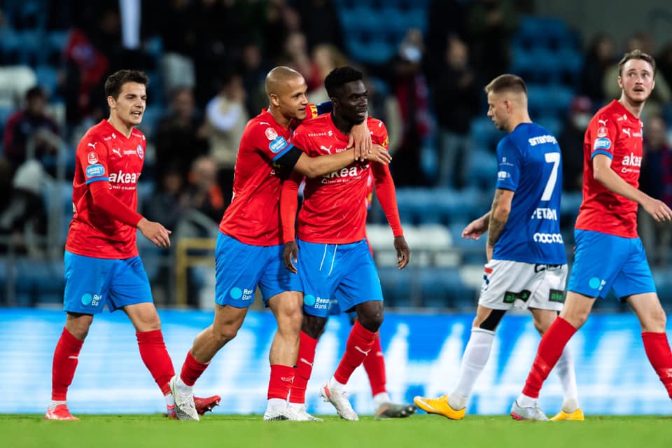 Benjamin Acquah scores first goal for Helsingborgs IF in Sweden
