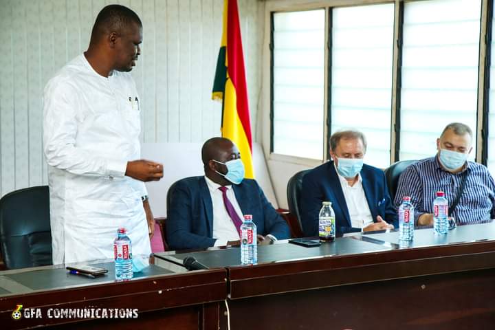 GFA introduces new coach of Black Stars to Sports Minister