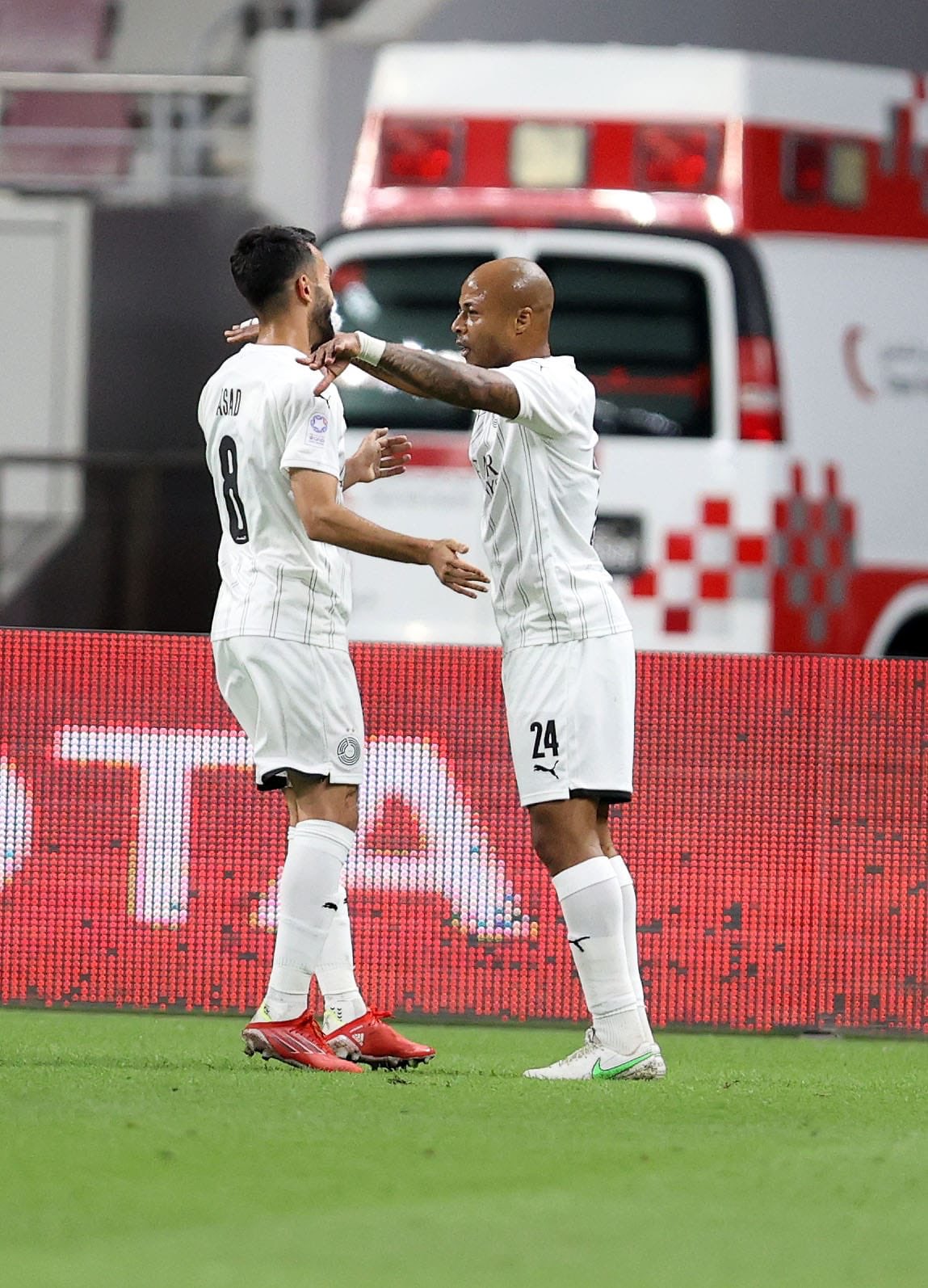 Ghana captain Andre Ayew scores for Al-Sadd in 7-2 battering of Al-Shamal