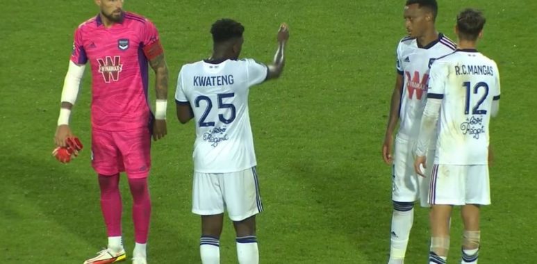 Ghanaian defender Enock Kwateng features for Bordeaux in draw against Rennais