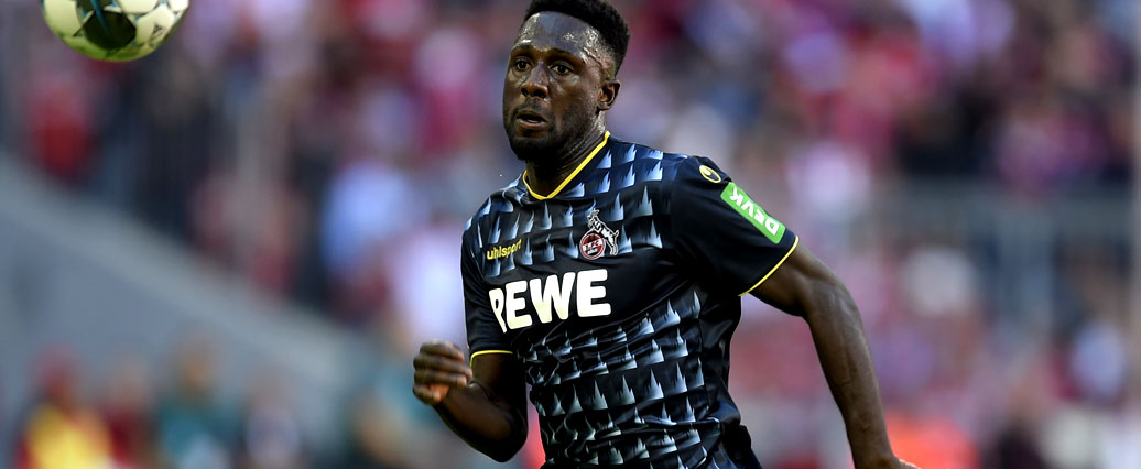 Ghanaian midfielder Kingsley Schindler could start for FC Koln against Frankfurt