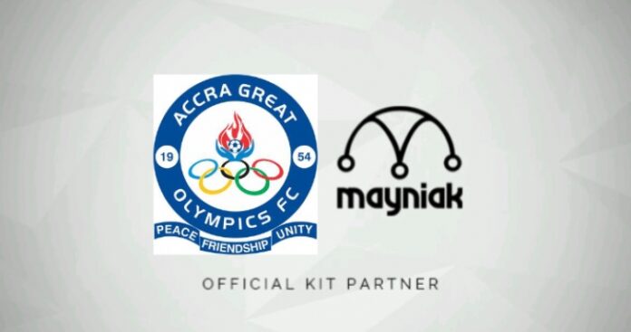 Great Olympics sign kit partnership deal with Mayniak