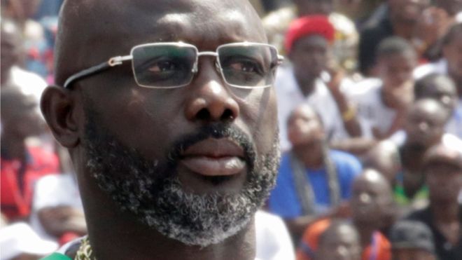 Hospital named after George Weah's football shirt