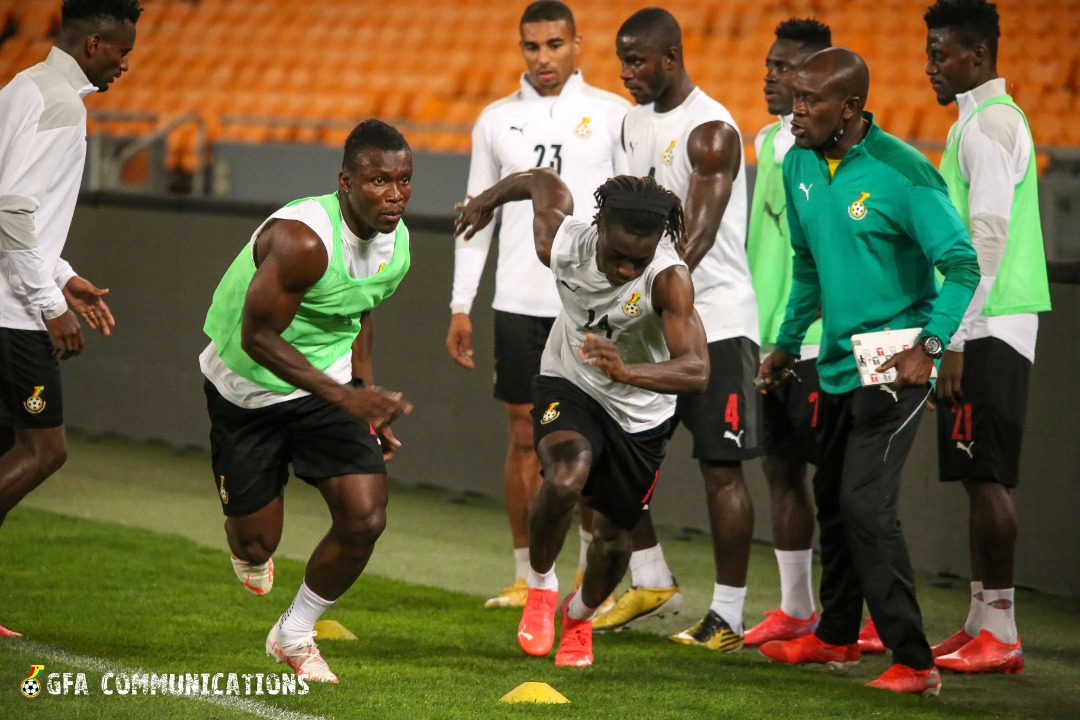 PHOTOS: Ghana hold final training session ahead of crucial South Africa showdown