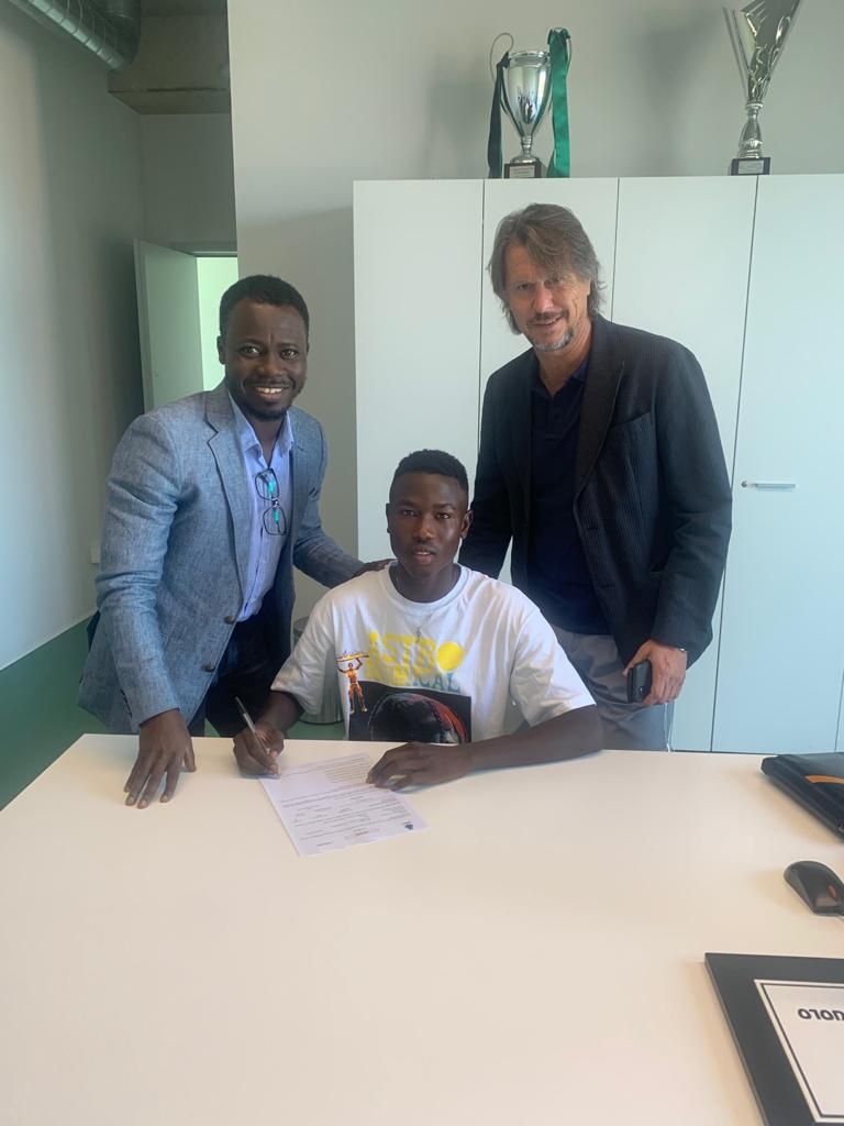 Sassuolo extend Salim Abubakar's contract in Italian youth league