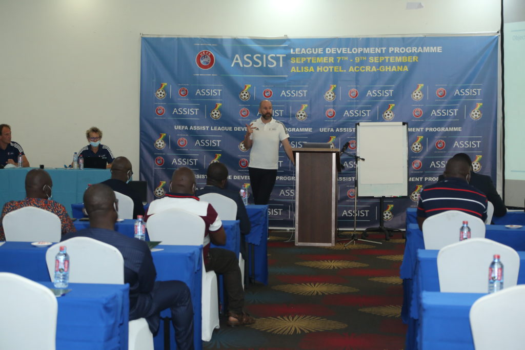 UEFA assist opens four day training workshop for Premier League clubs in Accra