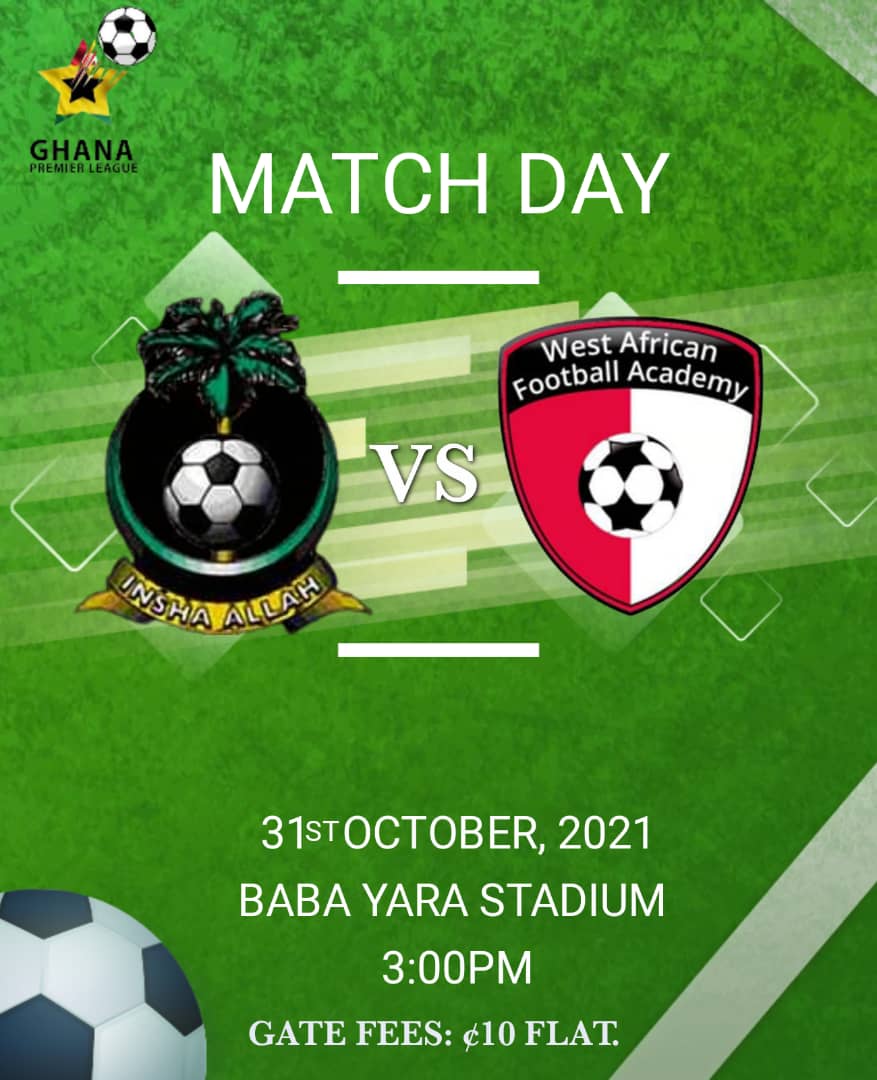 2021/22 Ghana Premier League matchday 1: King Faisal host WAFA SC to battle for early points