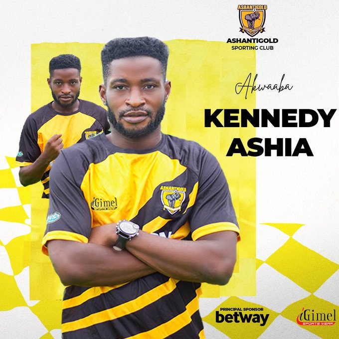 Ashanti Gold complete signing of Kennedy Ashia on two-year deal