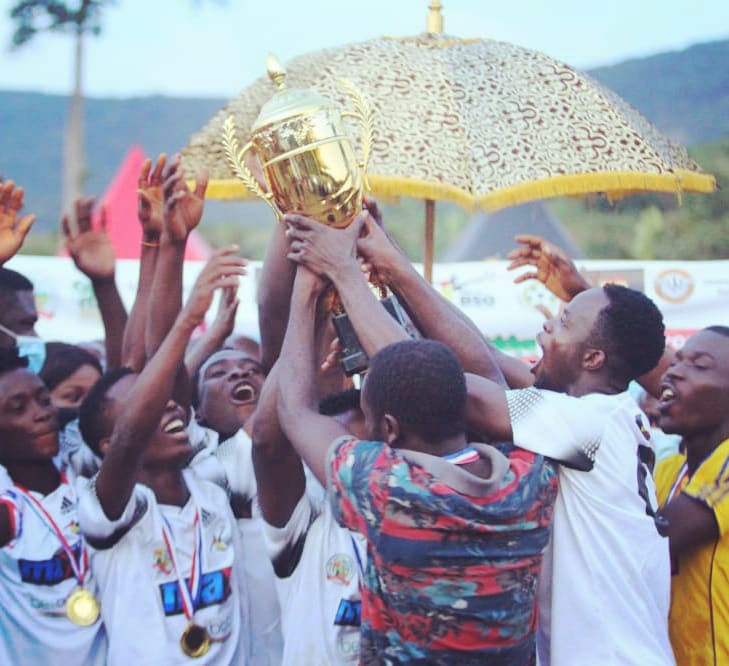BEACH SOCCER: Host town Asenema clinch maiden Odwira Beach Soccer Cup in presence of Okuapemhene Oseadeeyo Kwasi Akuffo III