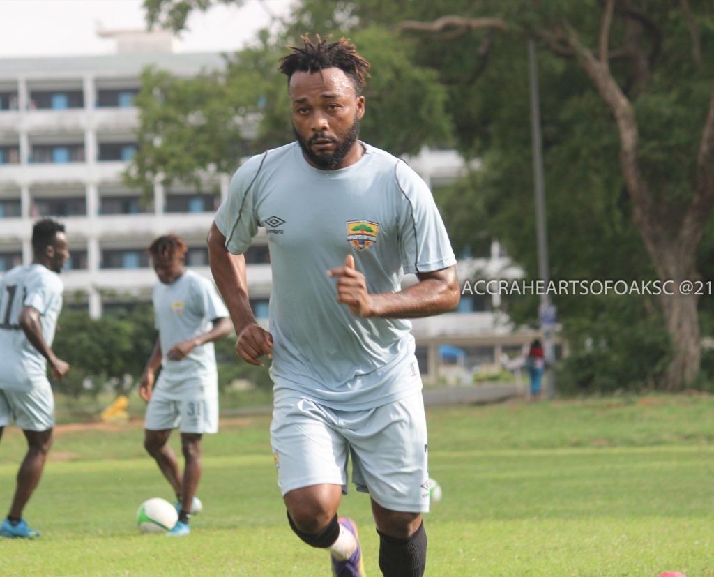 EXCLUSIVE: Gladson Awako named in final Hearts squad for 2021/22 Ghana Premier League