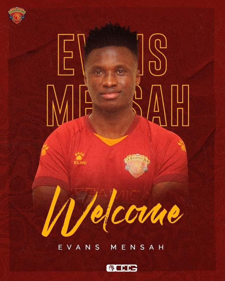 Egyptian Premier League side Ceramica Cleopatra FC have completed the signing of Evans Mensah