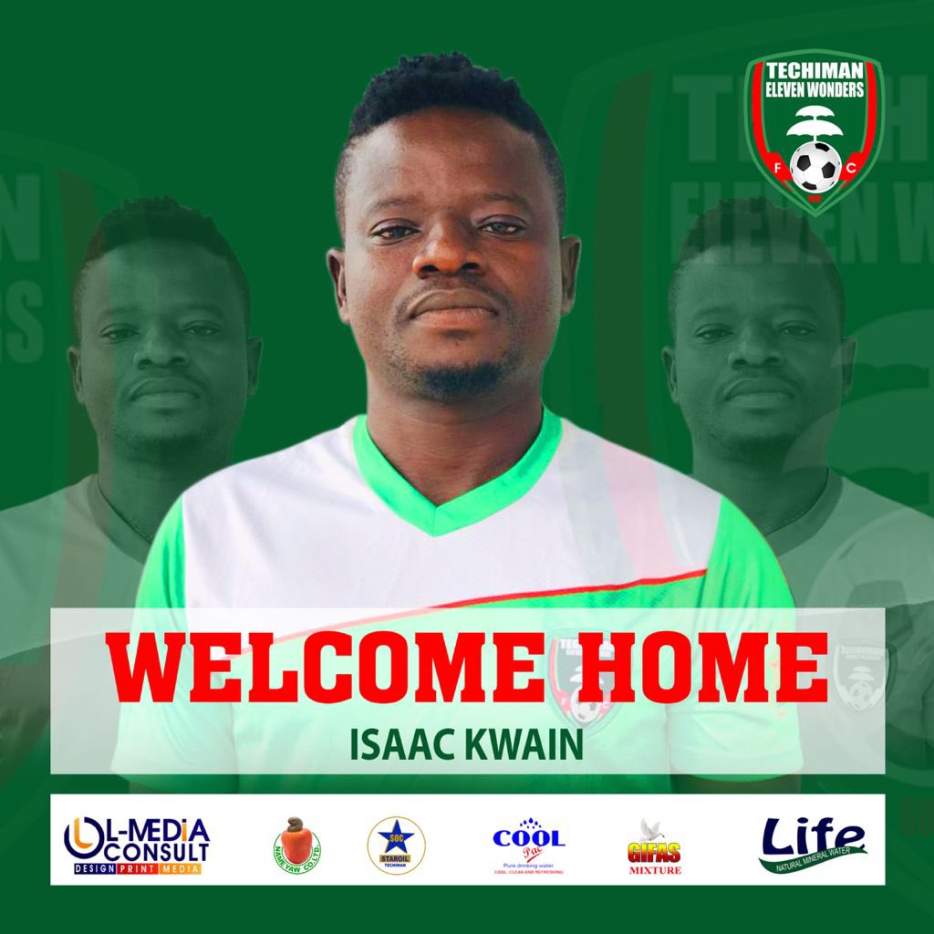 Eleven Wonders sign defender Isaac Kwain from Aduana Stars