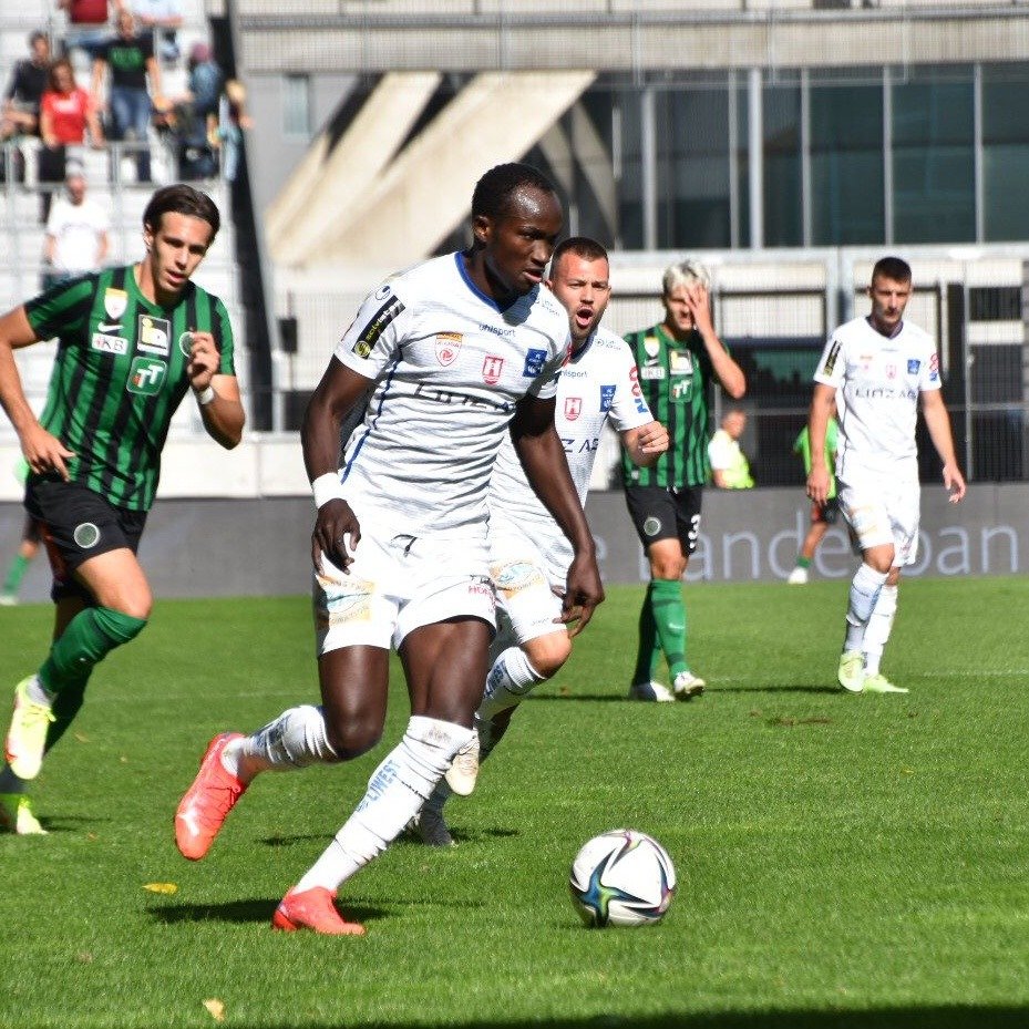 Ghana forward Raphael Dwamena registers assist on his return to action in Austria after one year  