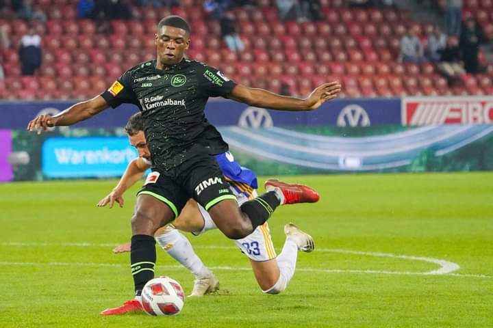 Ghanaian midfielder Kwadwo Duah scores as St Gallen suffer heavy defeat against Grasshopper CZ
