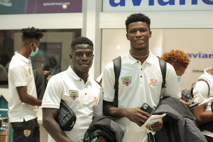 Hearts of Oak players arrive in Morocco ahead of CAF Champions League match against WAC