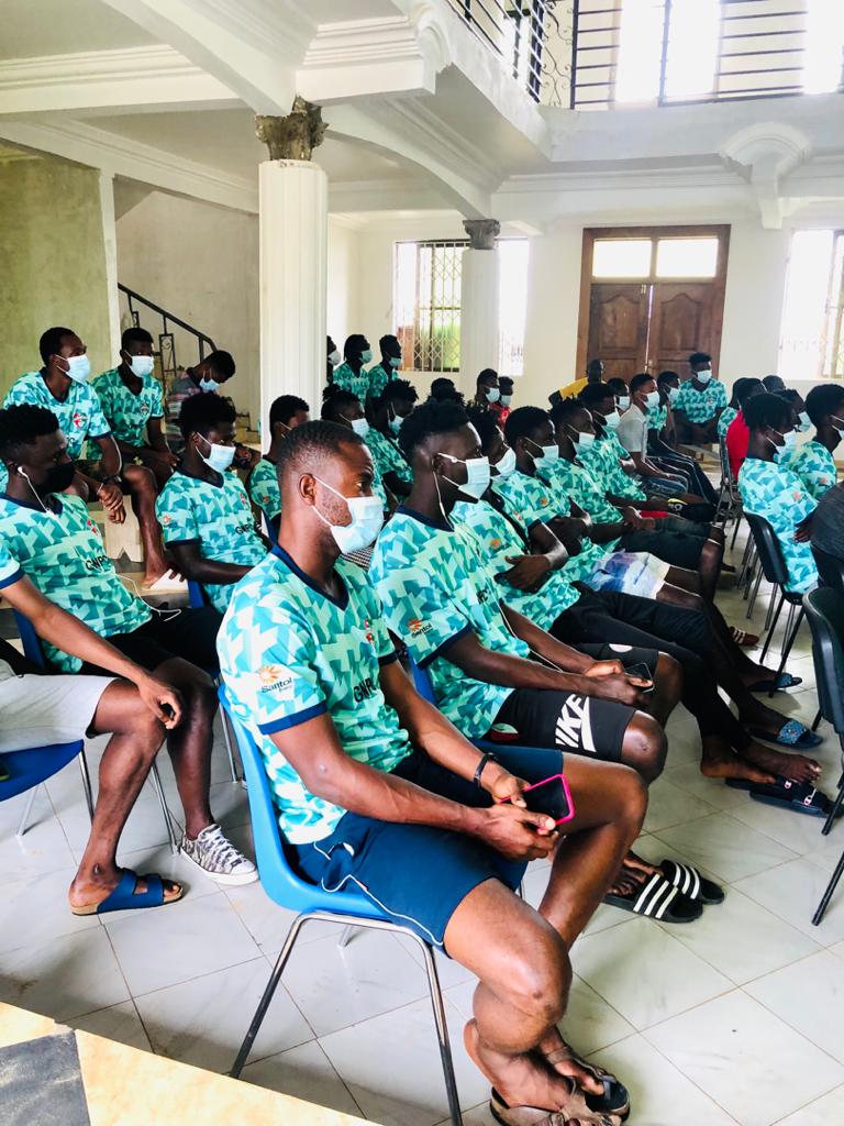 Karela United visit Chief of Ayinase ahead of 2021/2022 football season