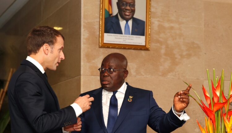 Akufo-Addo congratulates Macron on re-election