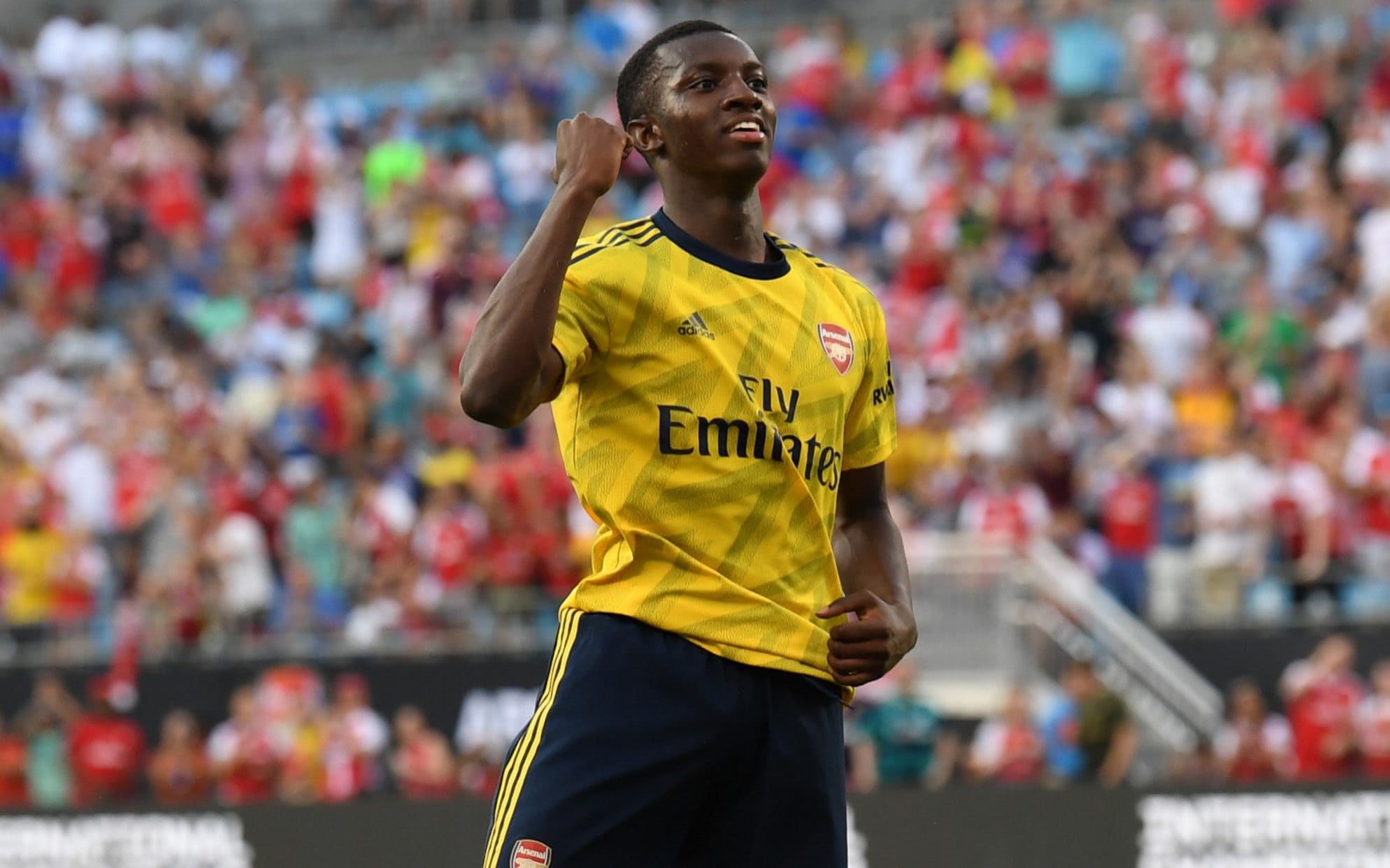 Ghana target Eddie Nketiah could be a superstar at Arsenal - Sunday Oliseh