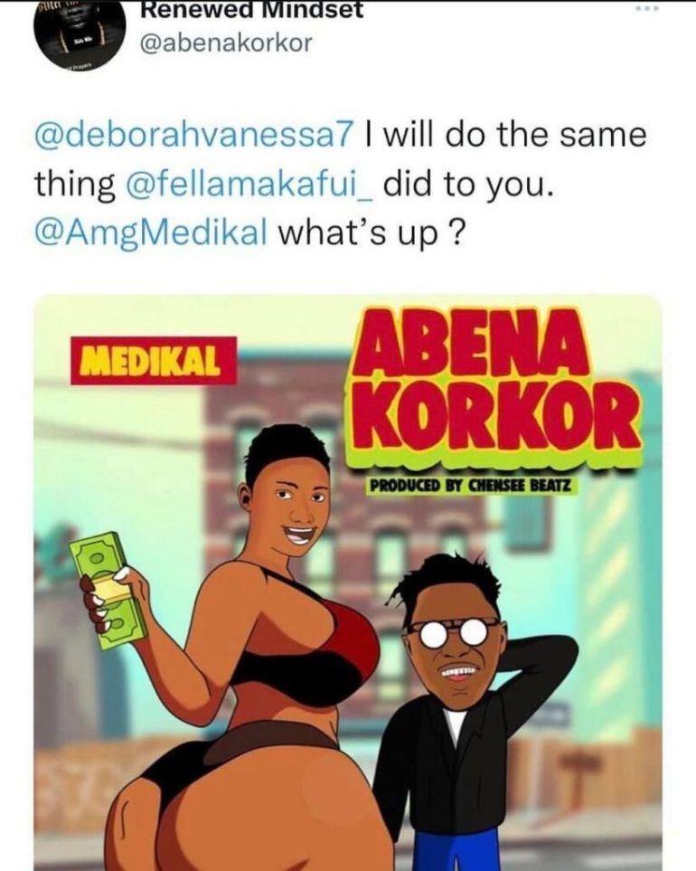 I’m Going To Steal Medikal From You Same Way You Did to Sister Debbie – Abena Korkor Warns Fella Makafui