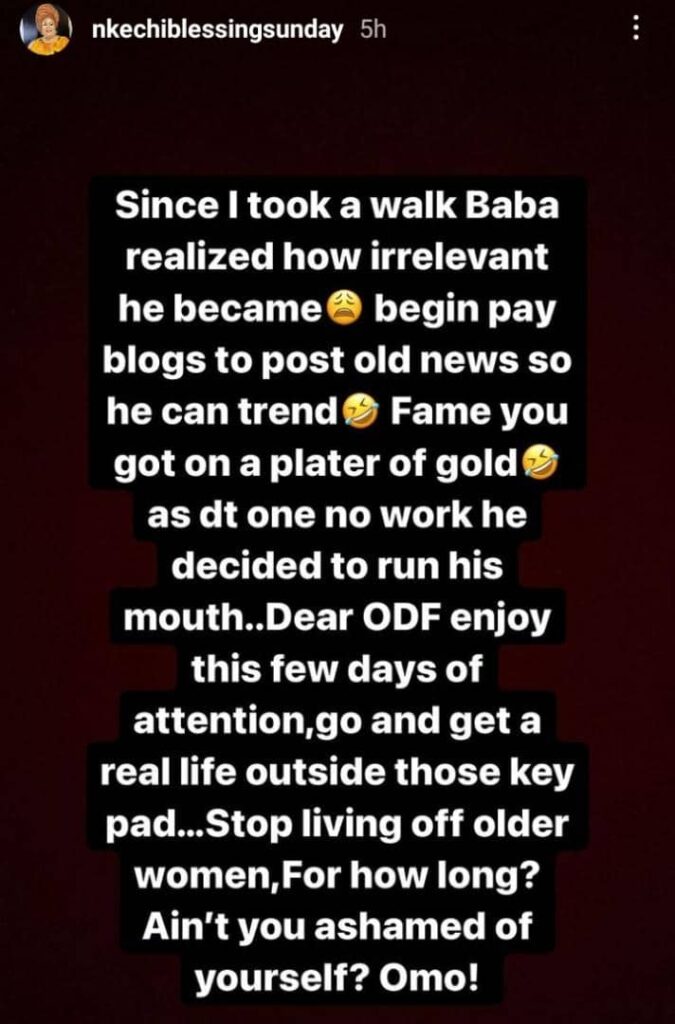 Nkechi Blessing Exposes Her Estranged Jobless Husband