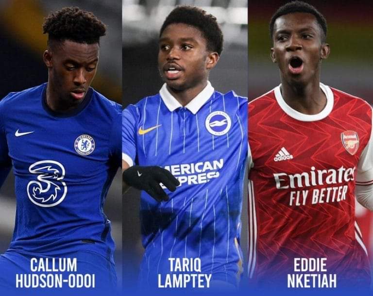 Hudson-Odoi, Nketiah, Lamptey Ghana switch not complete