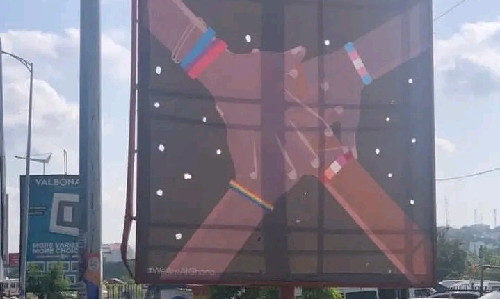 LGBTQI+ billboard removed